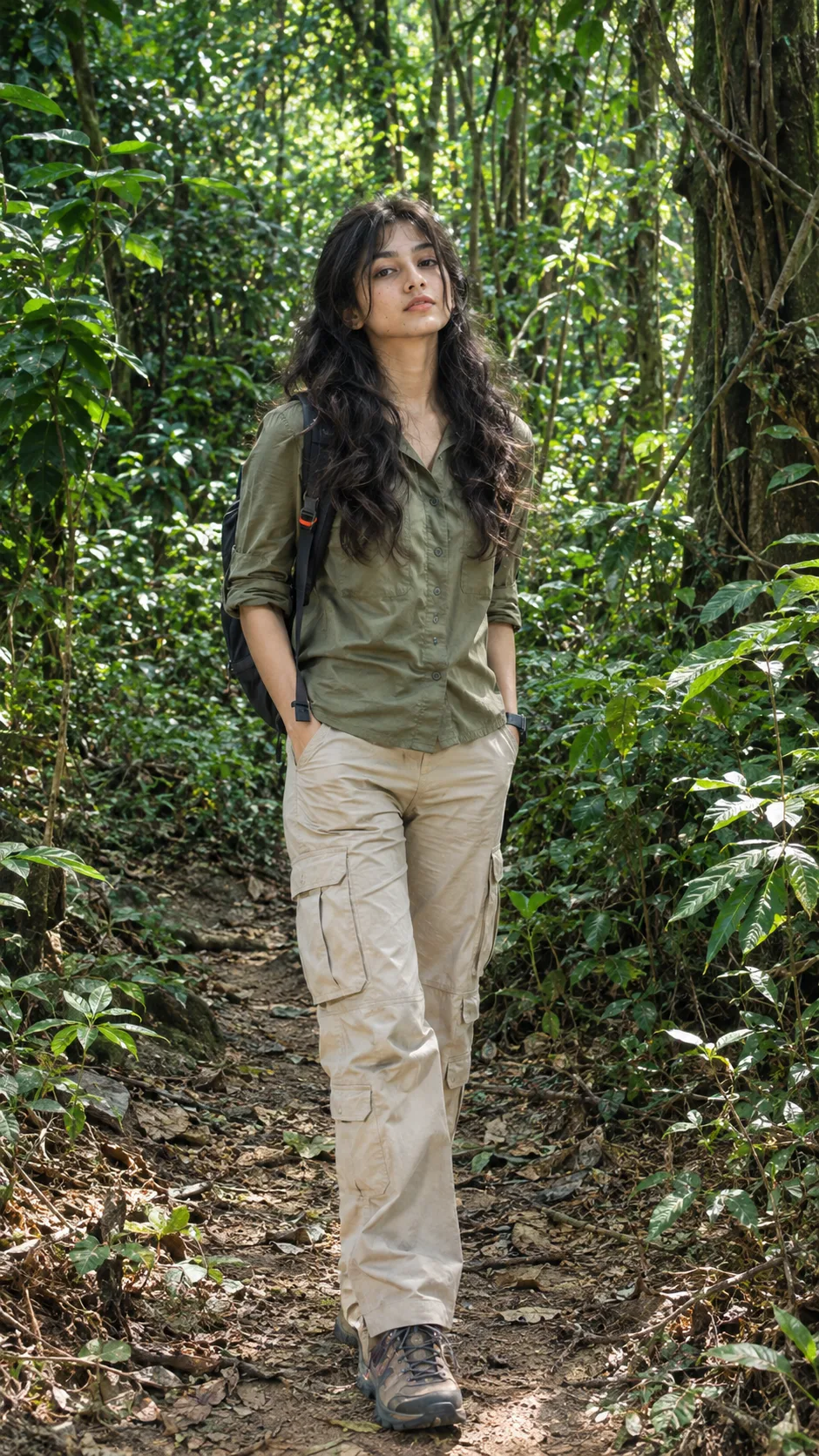Ultra Realistic Girl Jungle Adventure
