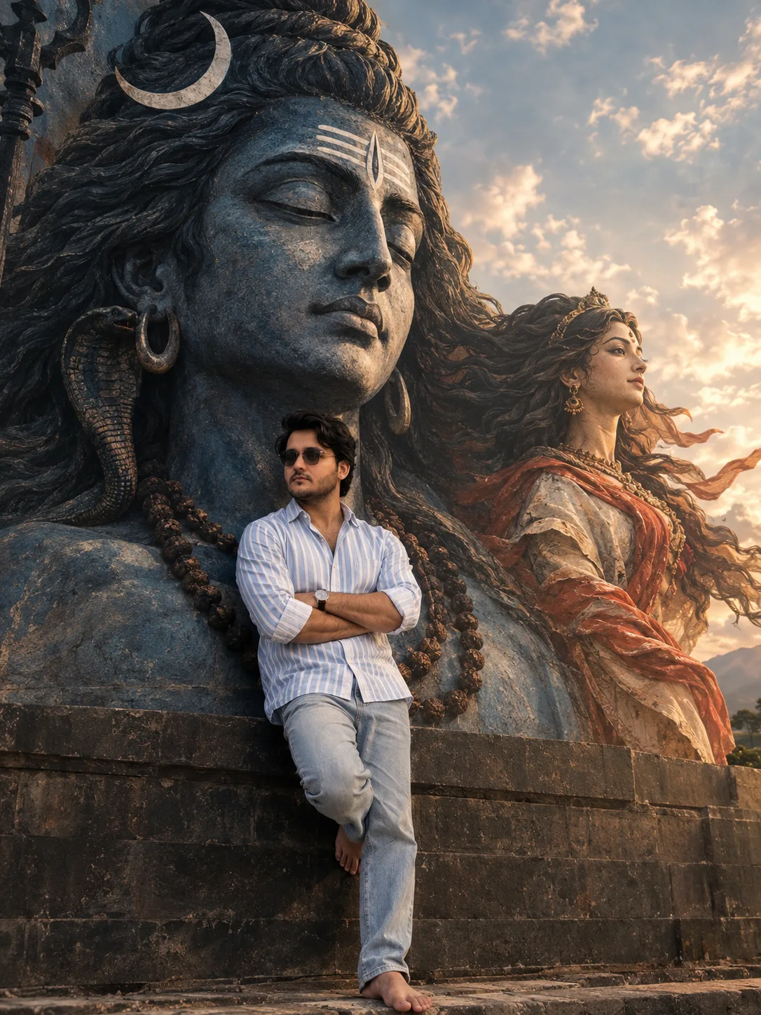 Divine Peace with Lord Shiva & Goddess Parvati