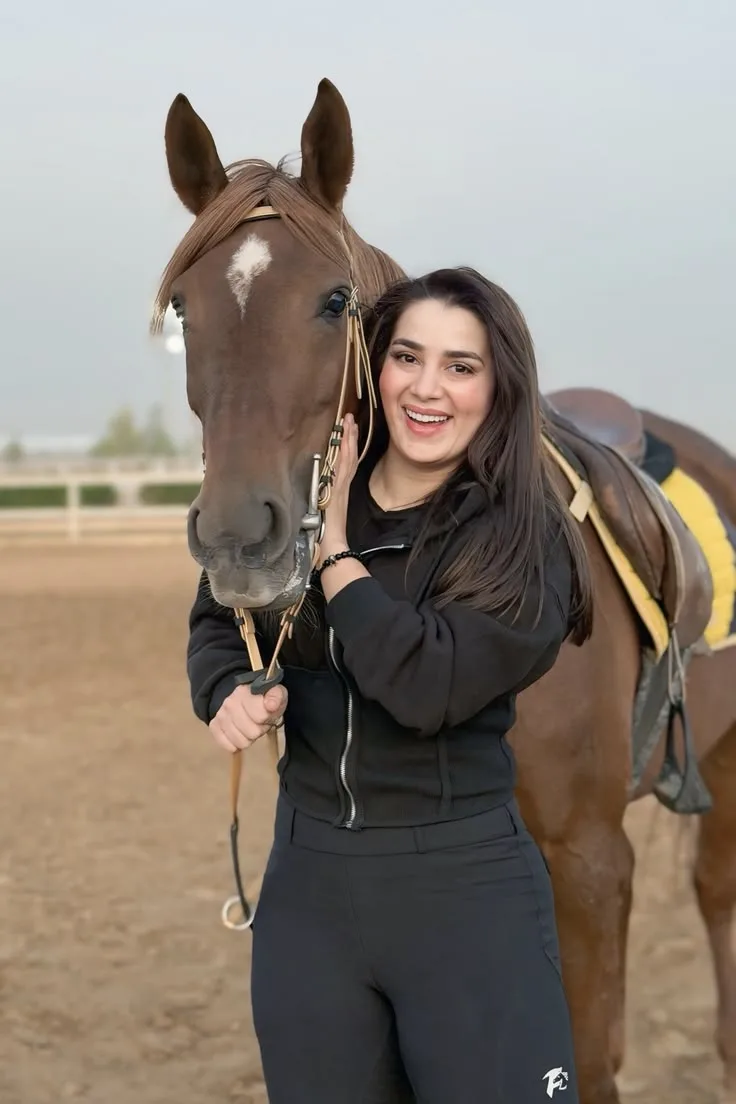 Horse Companion – Joyful Equestrian Portrait