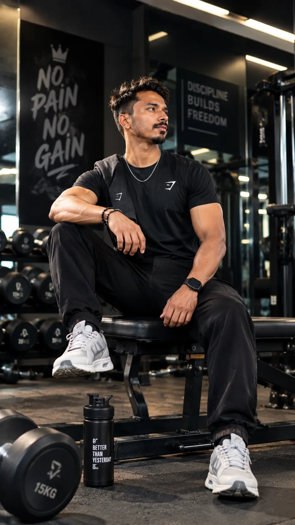 Gym King — Cinematic Fitness Look 🔥💪
