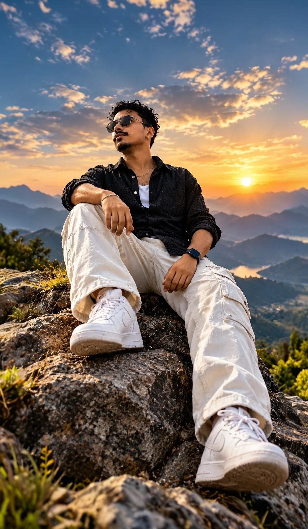Golden Hour Mountain King 👑🌄