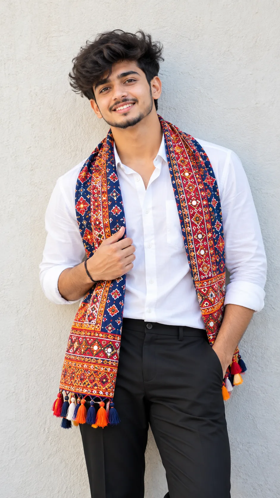 🔥 Stylish Indian Boy Portrait | Traditional Ethnic Look 🤍✨ #MensFashion