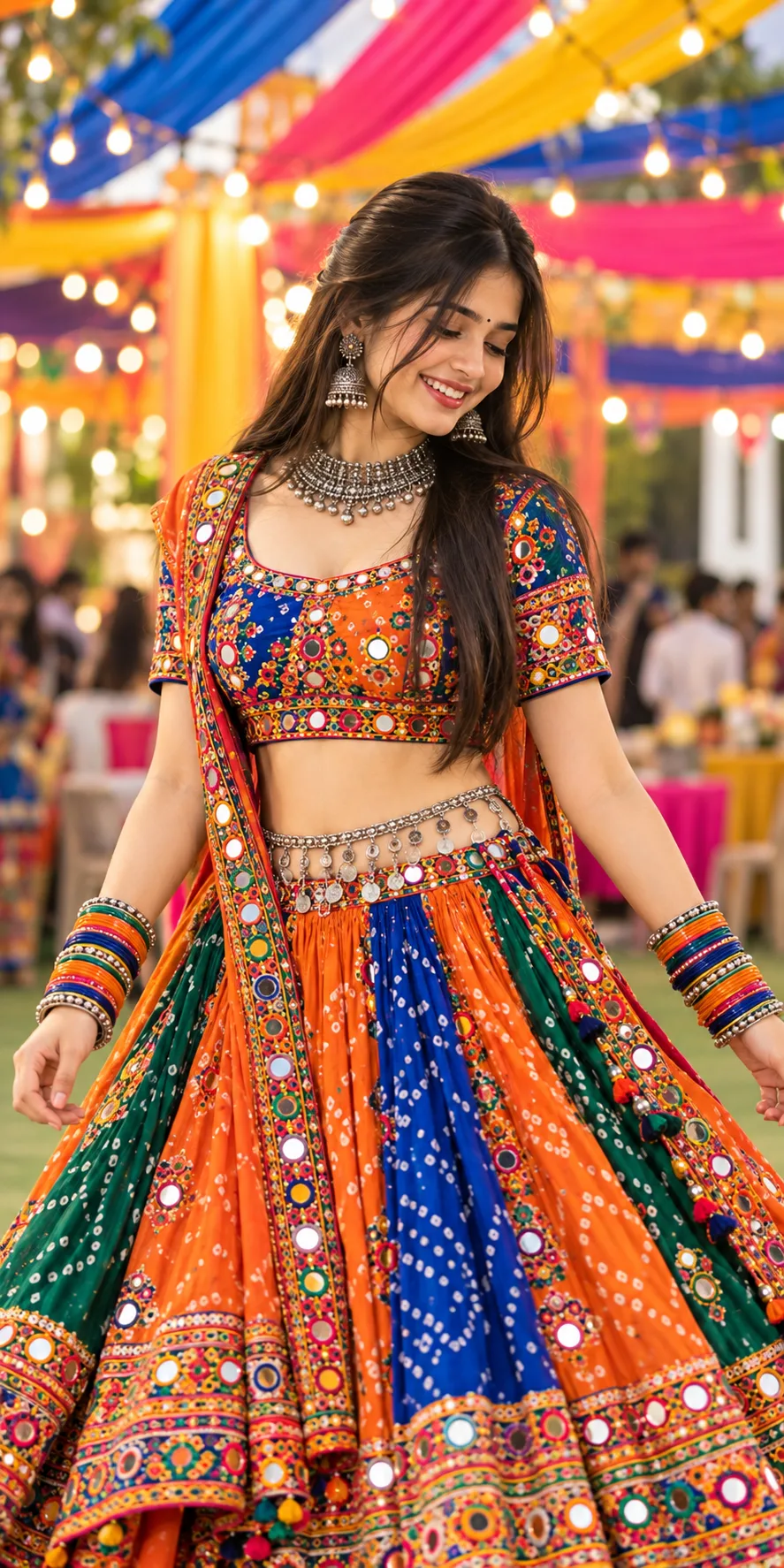 Navratri 2026 💃✨ | Beautiful Gujarati Chaniya Choli Look ❤️
