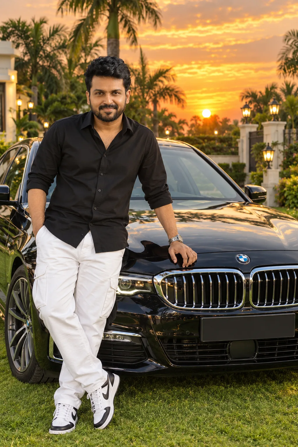 Luxury Sunset Car Portrait 🌅🚘 | Classy Men’s Aesthetic