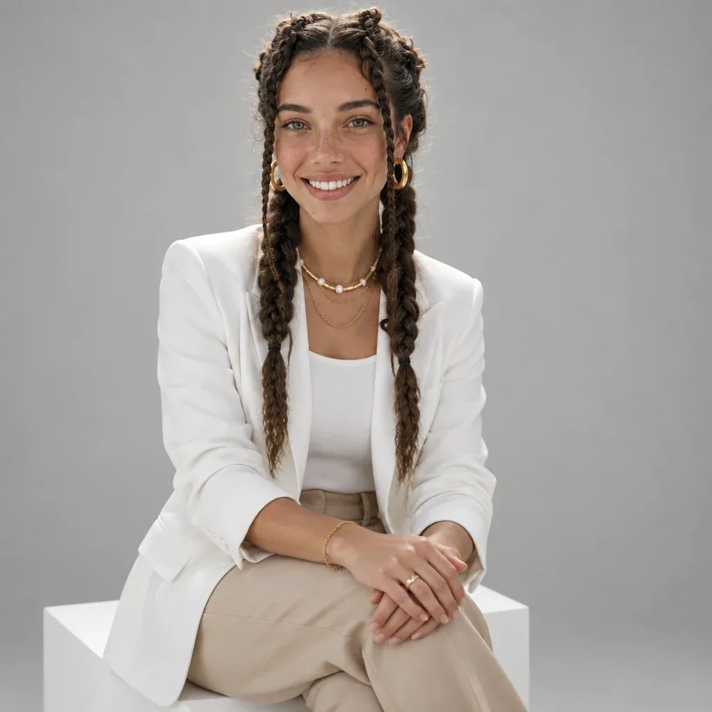 Create an ultra-realistic, high-end professional studio portrait