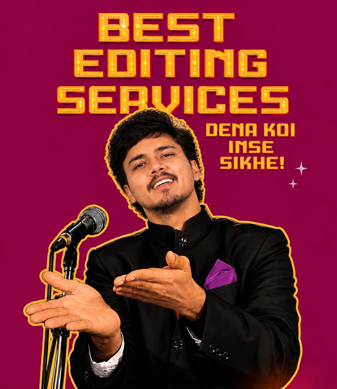 Cinematic promotional poster based on the uploaded reference image