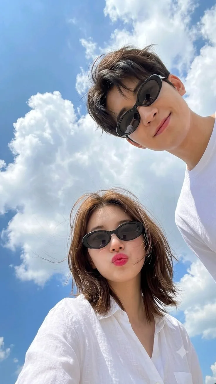 Title: ☁️ Sky High Couple Aesthetic | Cute Summer Selfie