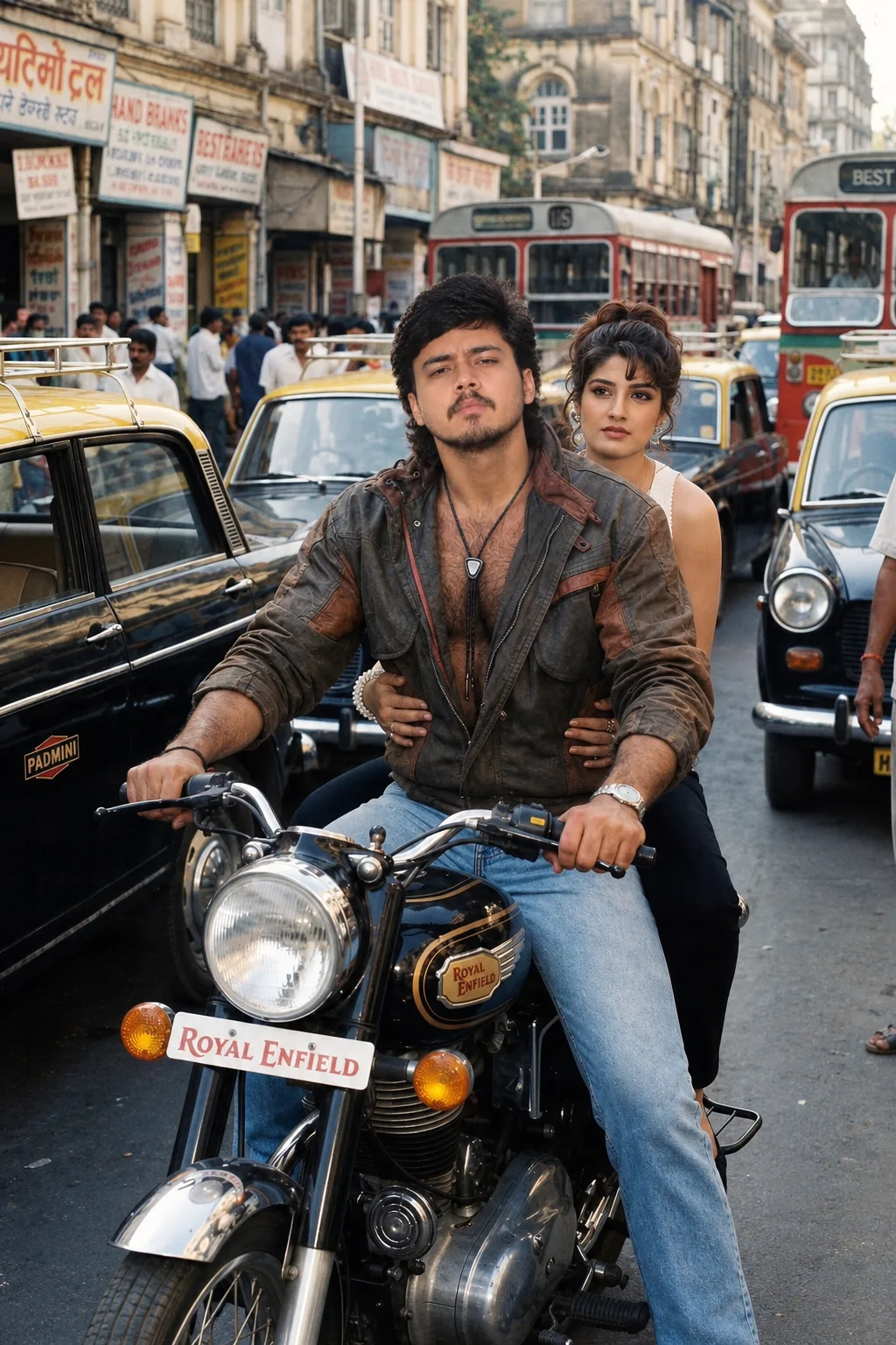 Bombay Streets & Vintage Ride 🏍️✨