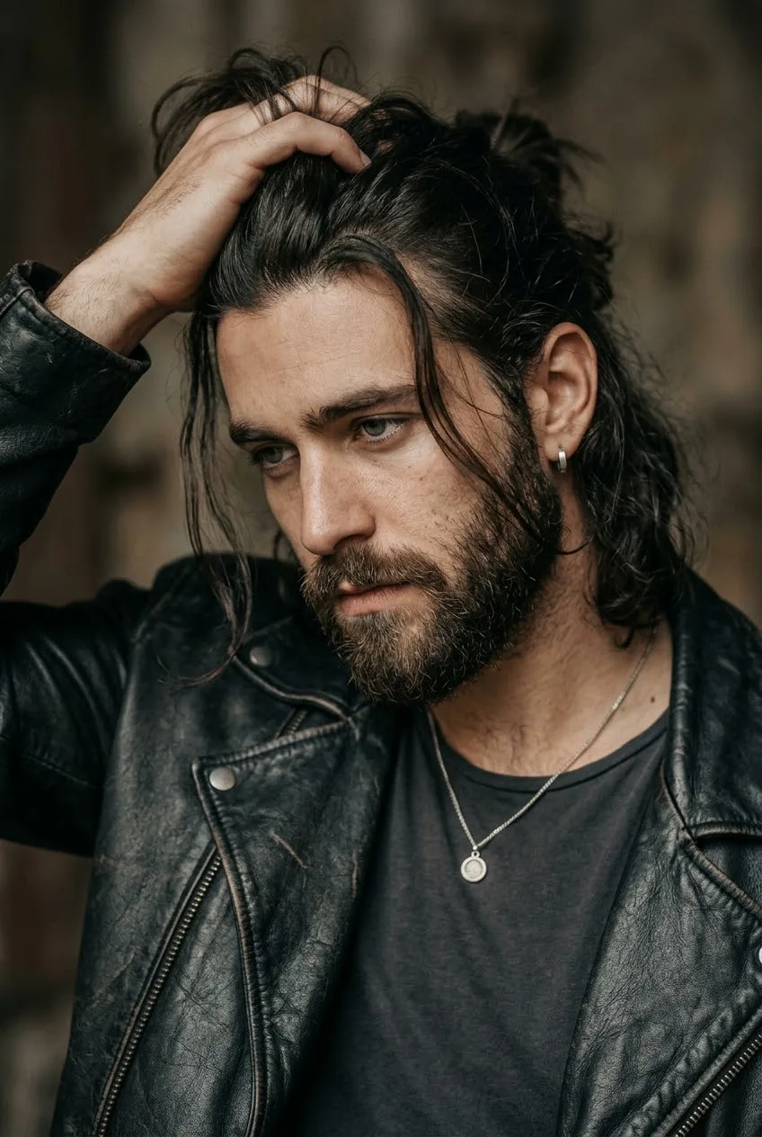 Cinematic male potrait