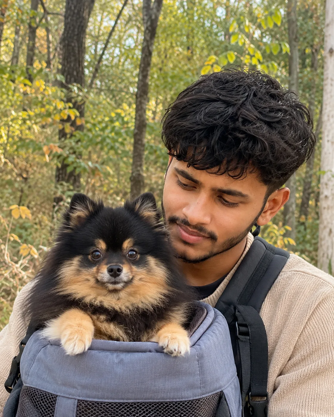 Candid Forest Companion Portrait