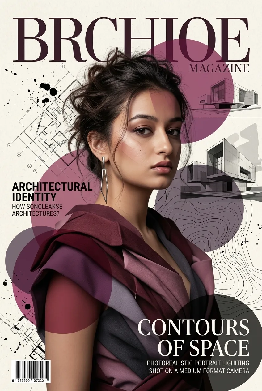 Architecture and Fashion Magazine Cover