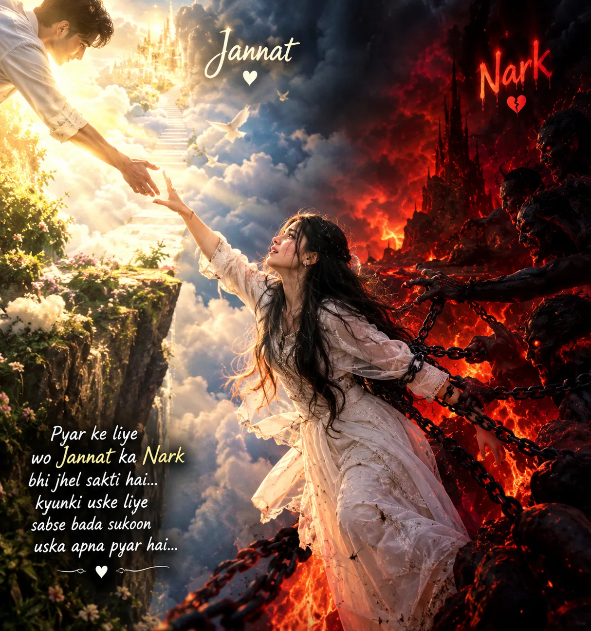 ❤️ Jannat Ho Ya Nark, Tere Liye Har Jung Manzoor 🔥