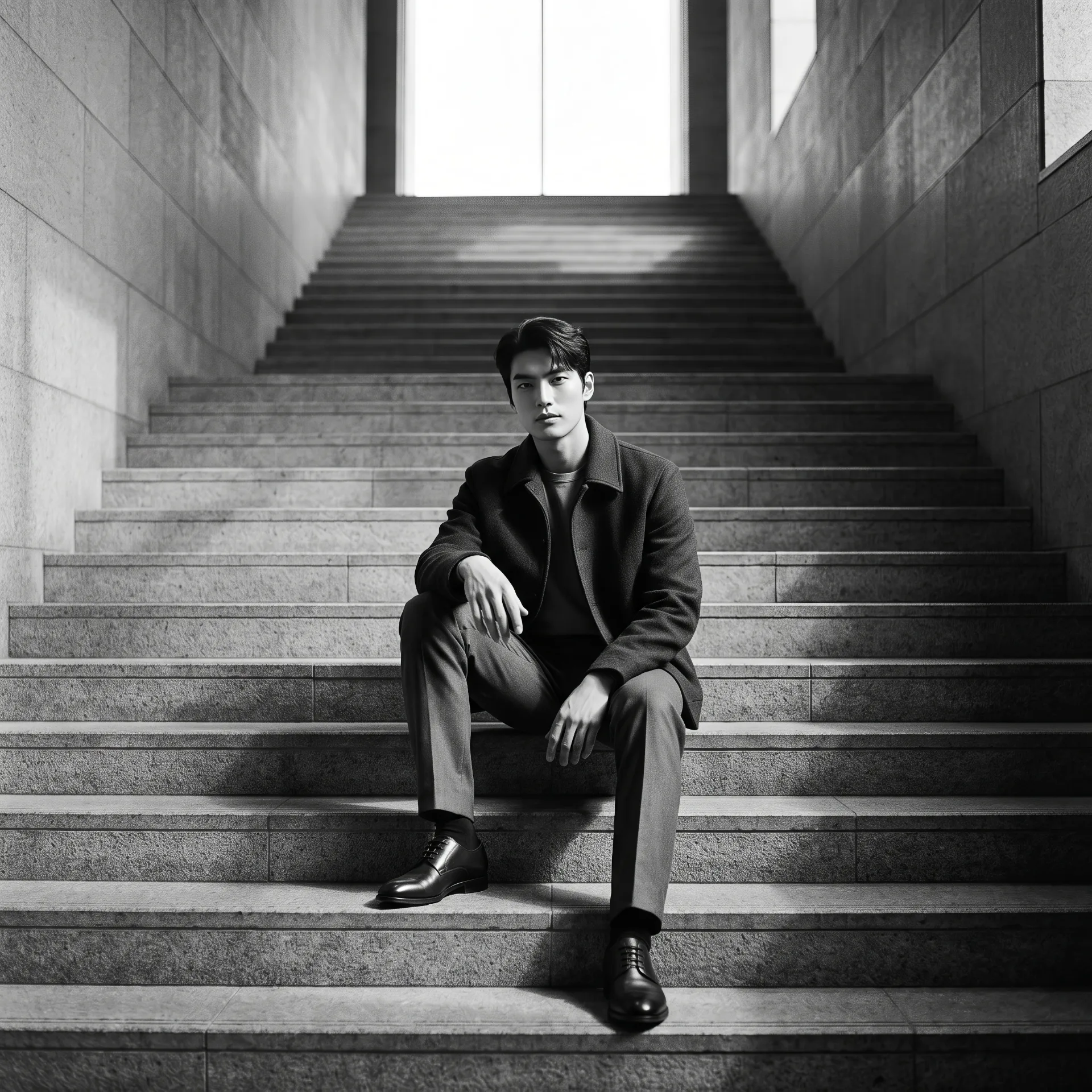 Monumental Silence — Monochrome Fashion