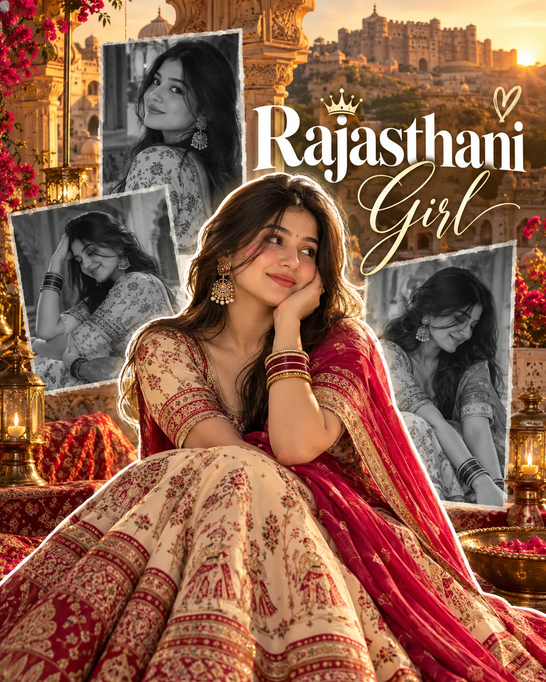 Rajasthani Girl ❤️ | Royal Heritage Vibes