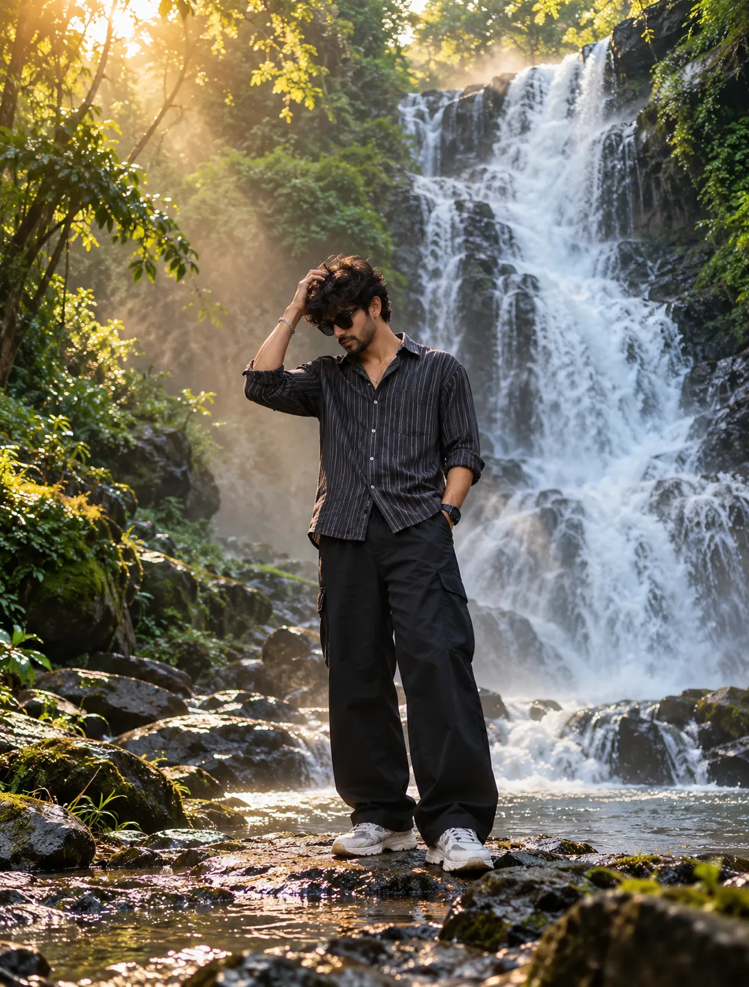 Golden Escape 🌿💦 | Nature’s Cinematic Vibe