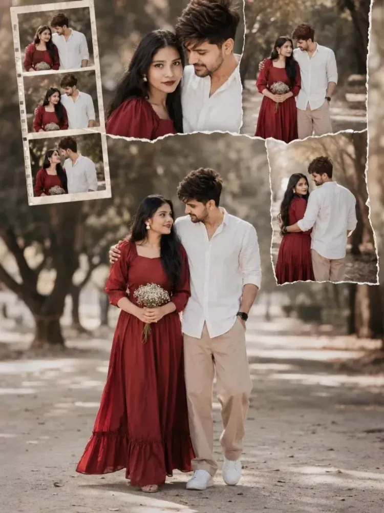 Editorial Pre-Wedding Pathway Stroll