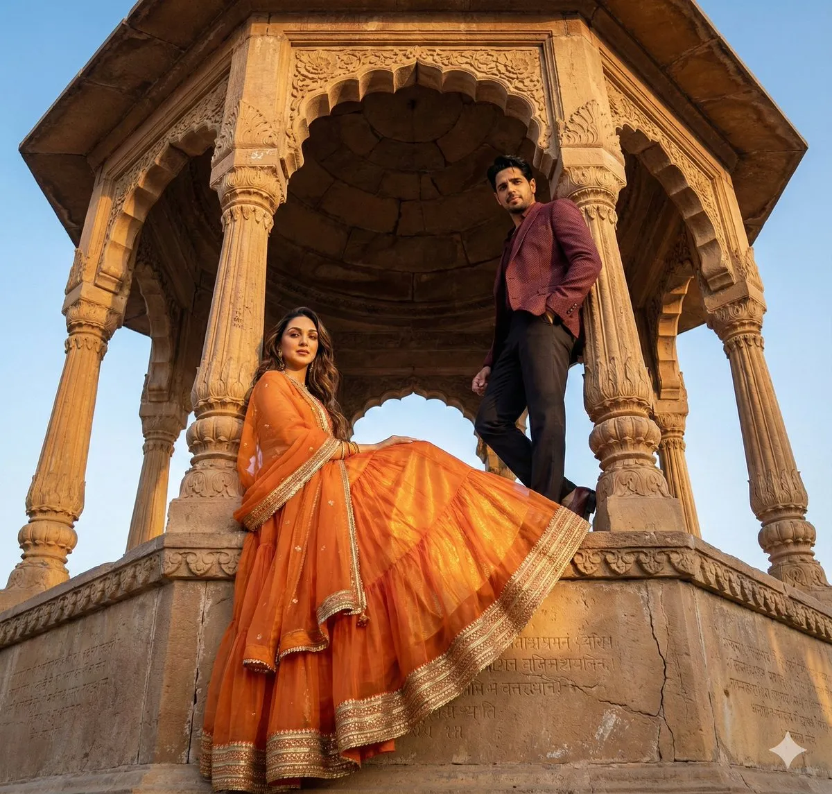 Indian Monument Couple Photoshoot