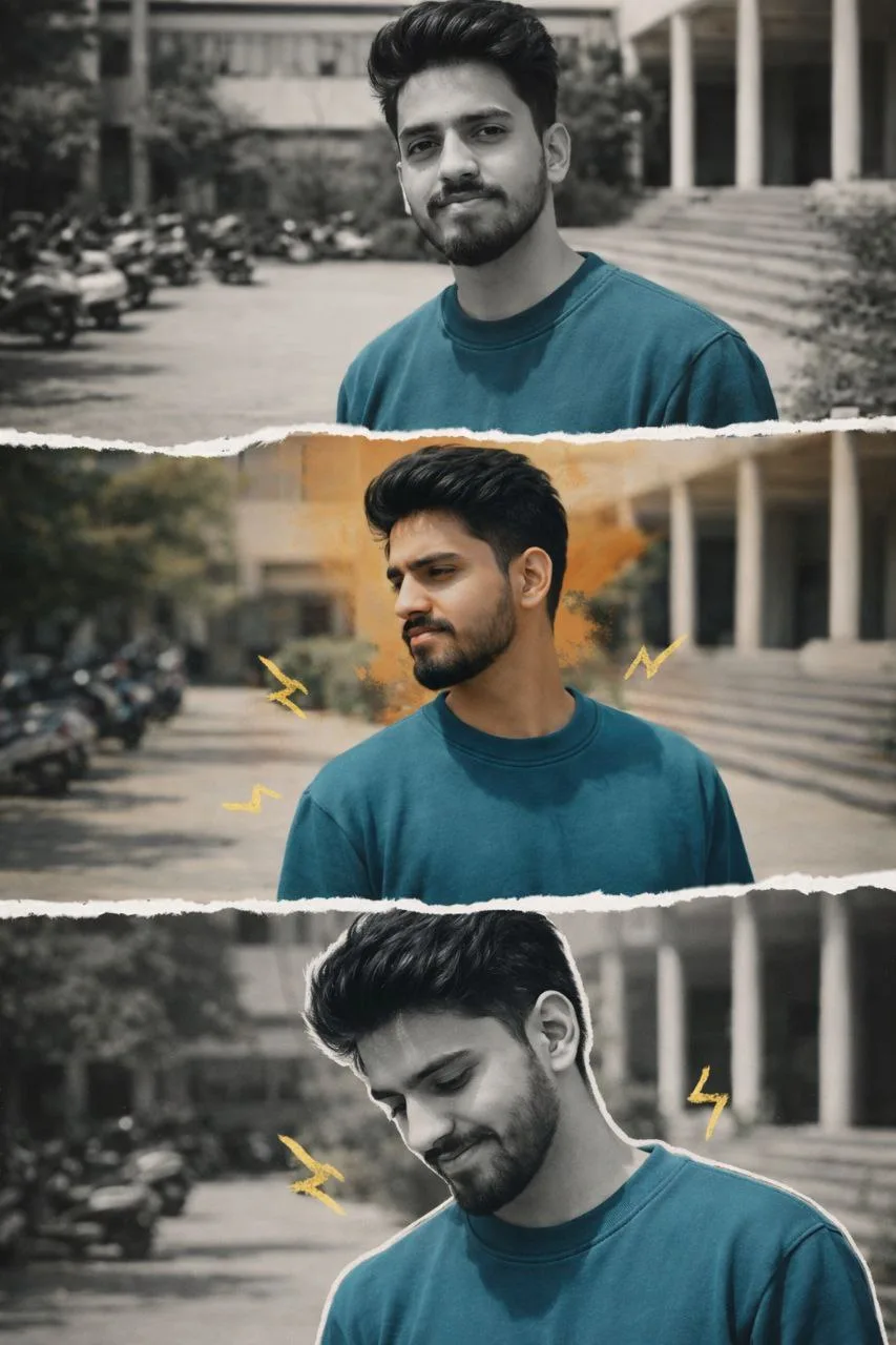 Triptych Energetic Portrait