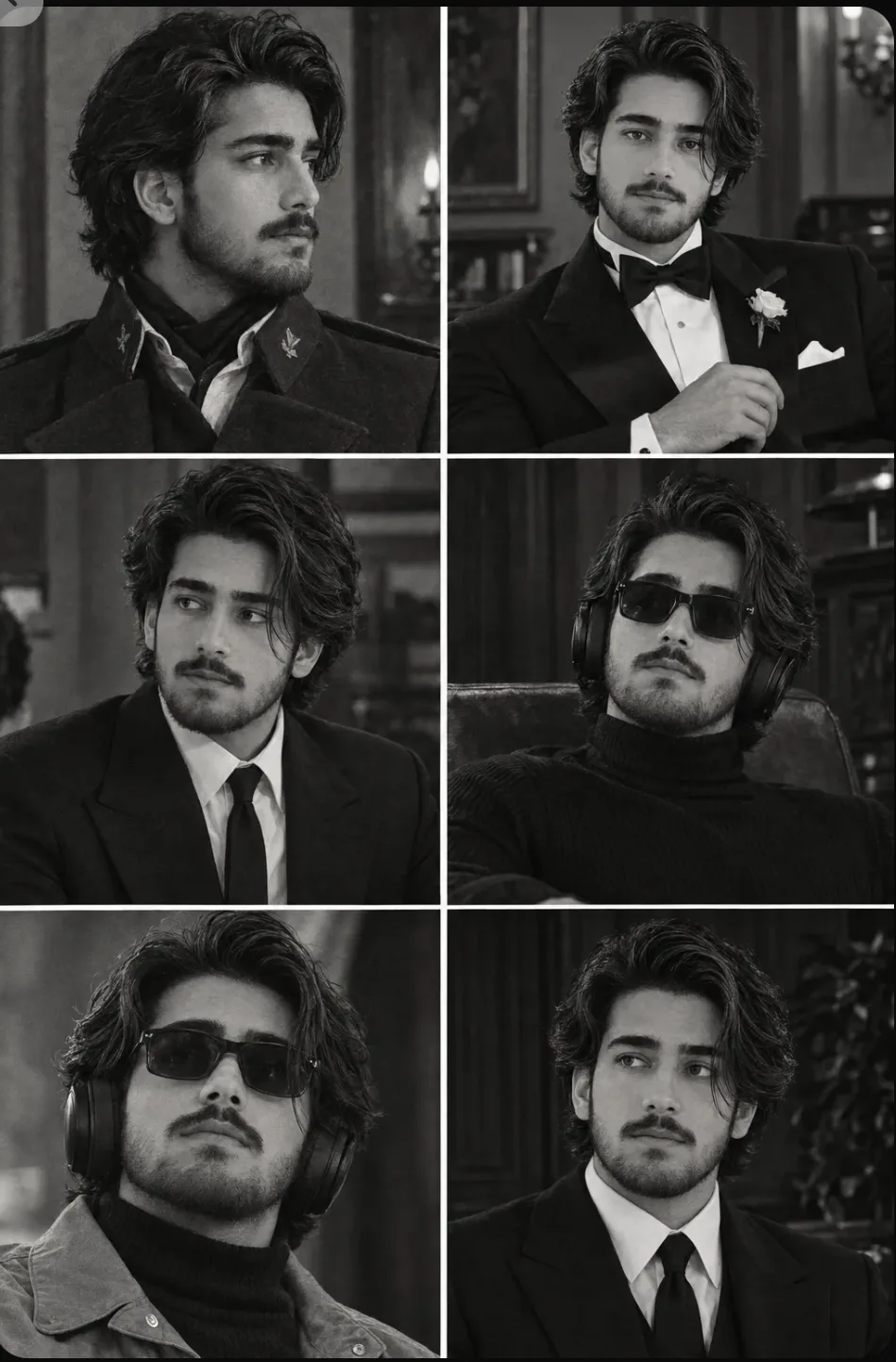 Vintage Monochrome Portraits of a Dapper Man
