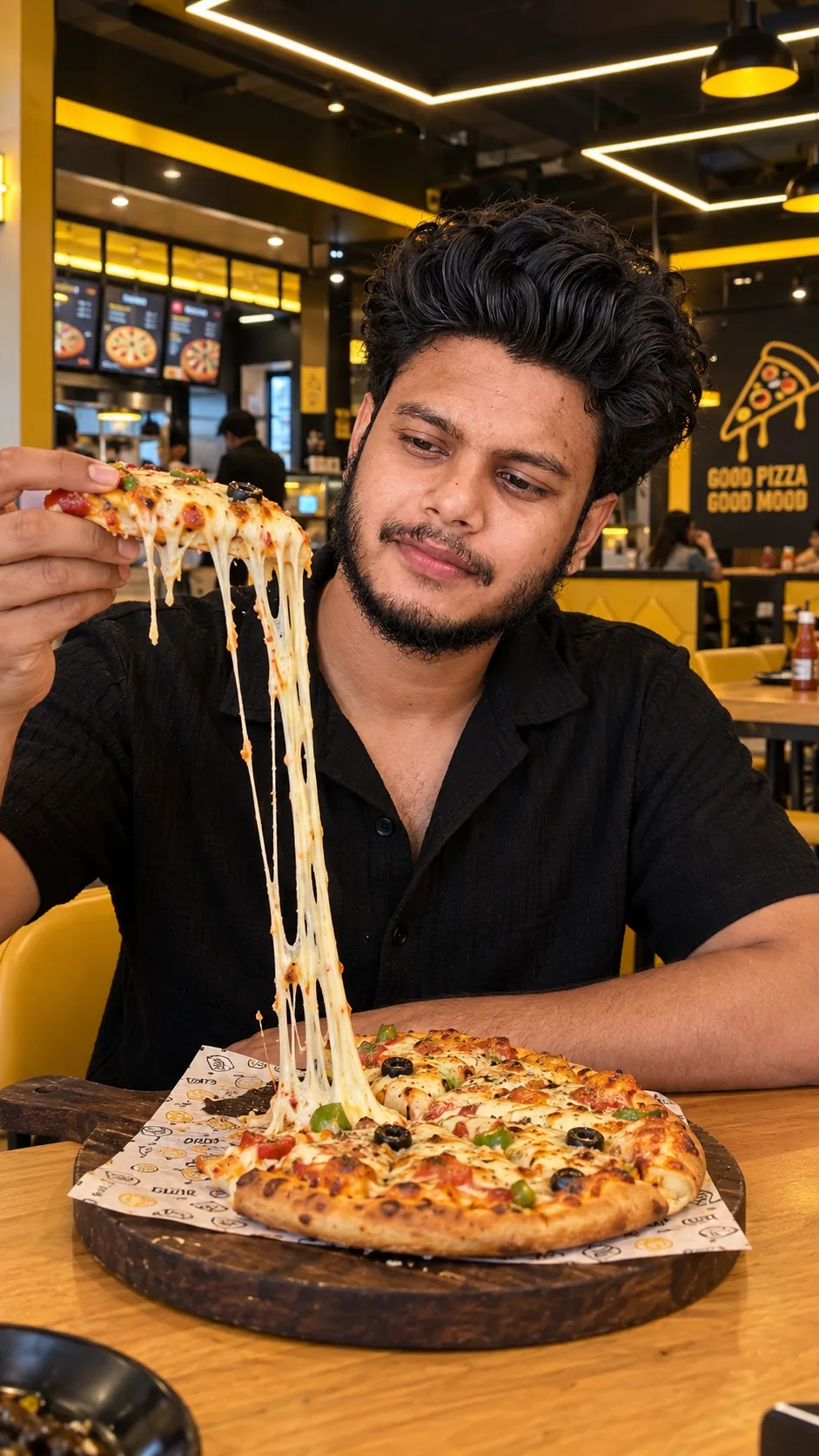 CHEESE PULL PARADISE 🍕 THE ULTIMATE PIZZA MOMENT 🧀