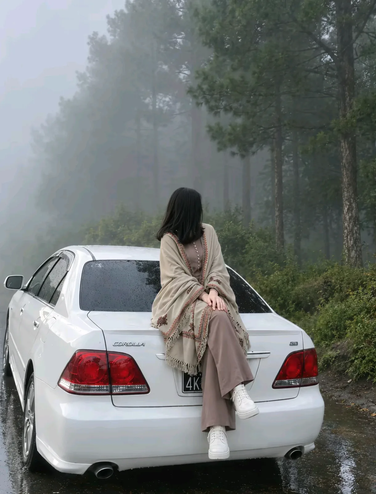 Cinematic realistic photo.। Lost in the Woods