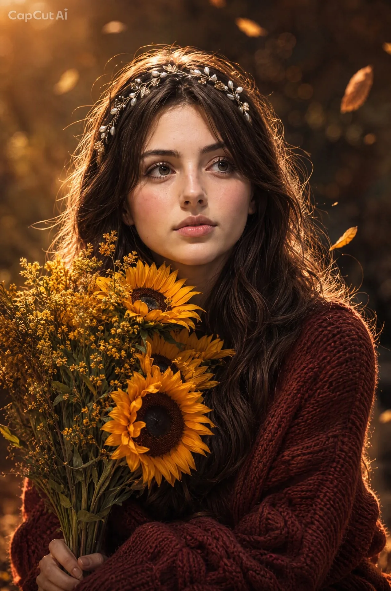 Sunflower Cinematic realistic photo