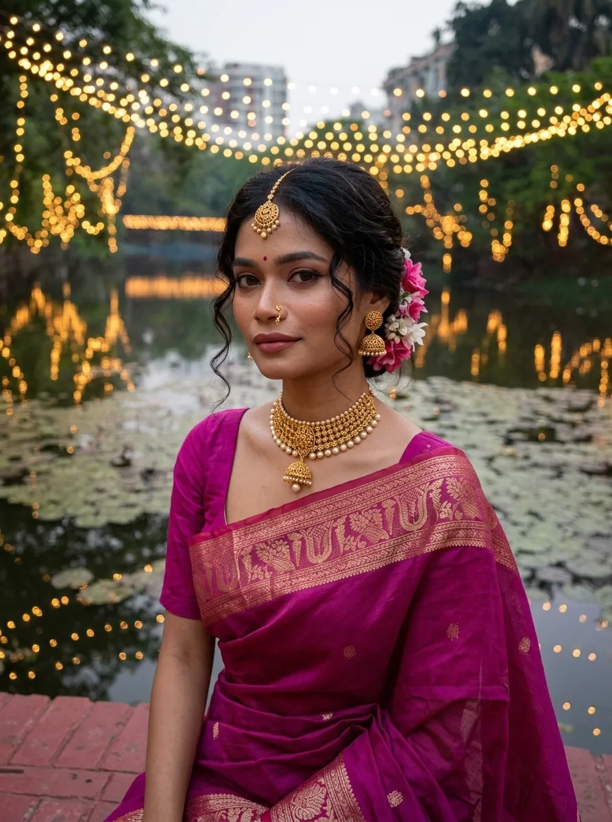Cinematic realistic photo and aesthetic Shades of Celebration vibe