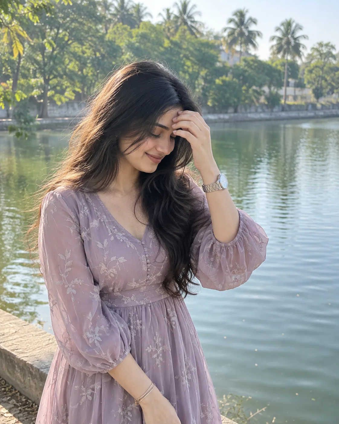cinematic portrait of a young girl