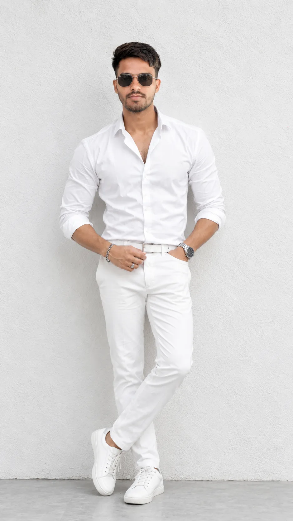 All White Look 🤍 | Classy, Clean & Stylish Men’s Fashion 🔥