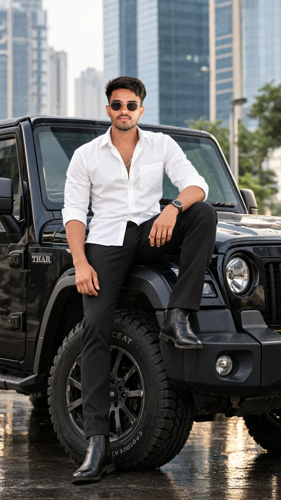 Black Thar, White Vibe 🖤🤍