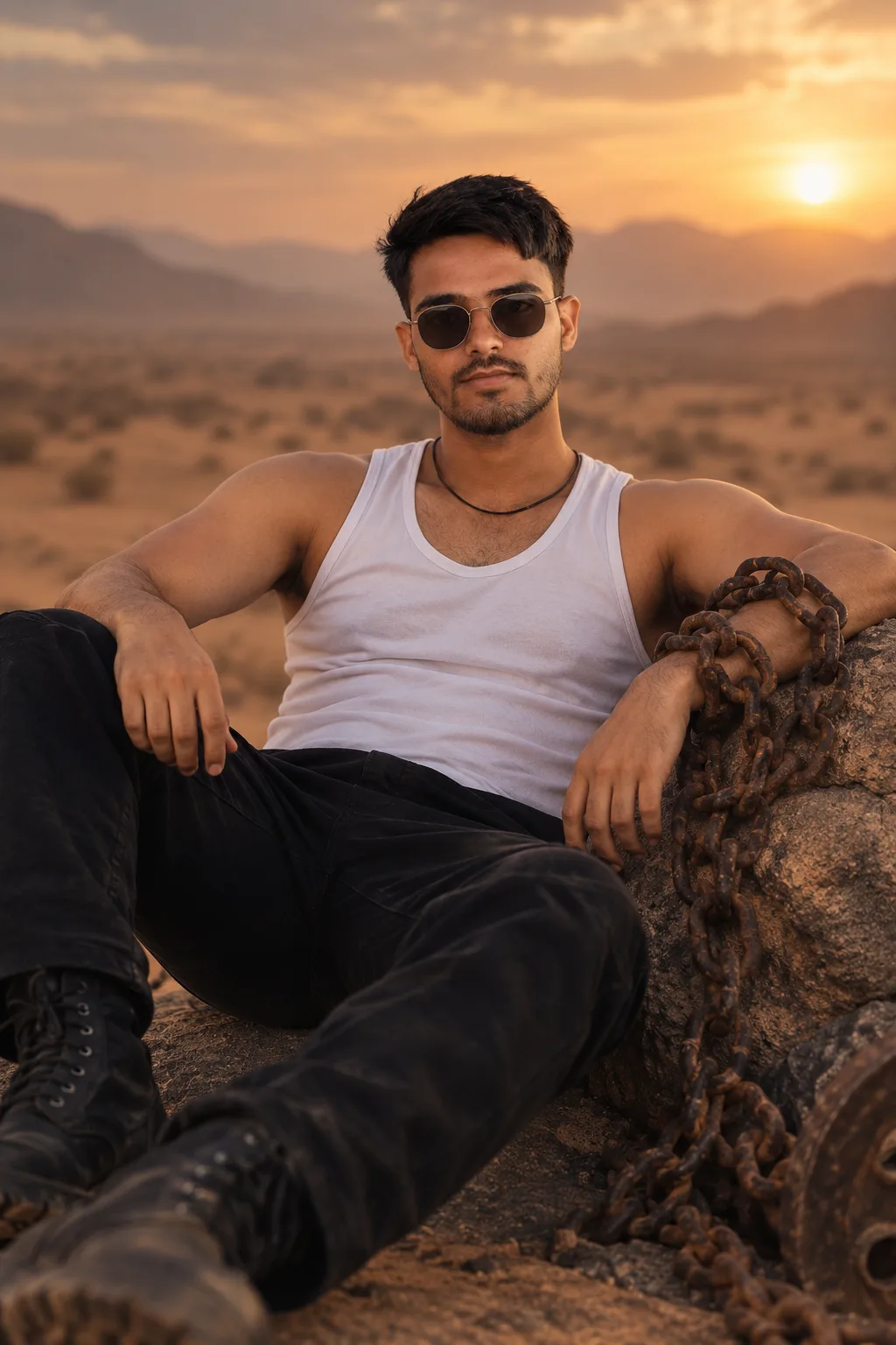 Desert King Vibes 🏜️🔥 | Stylish Sunset Look