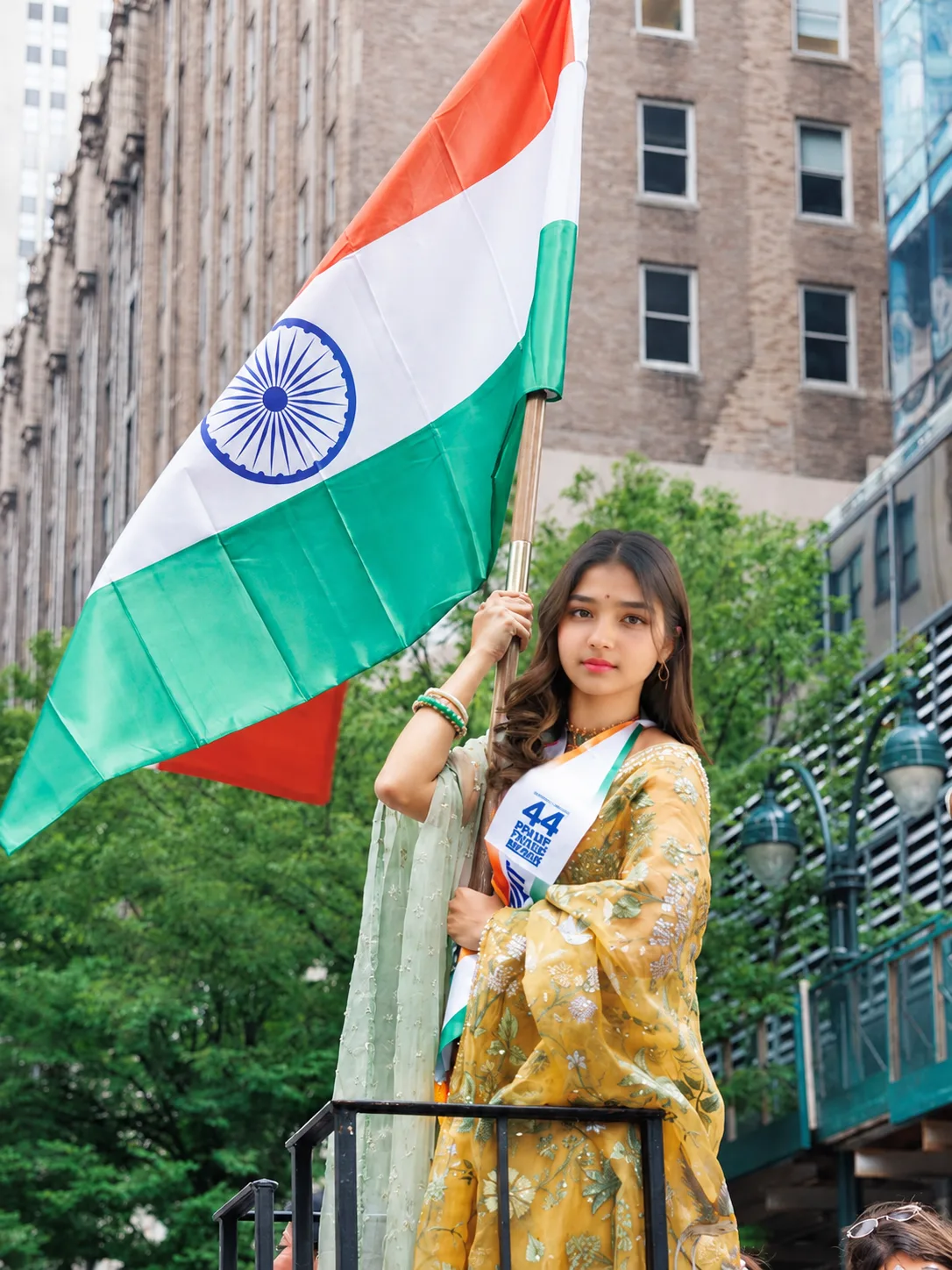 Proudly Indian – Tricolor Flag & Cultural Elegance