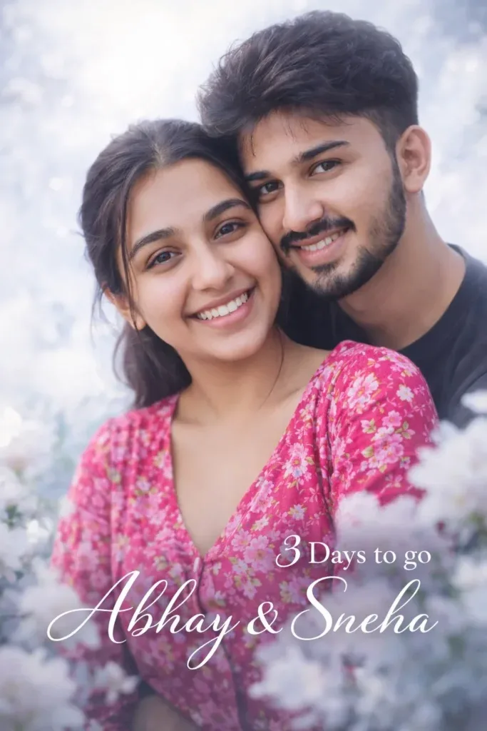 Pre Wedding Shoot Prompts Collage AI Photo Prompt for Couple