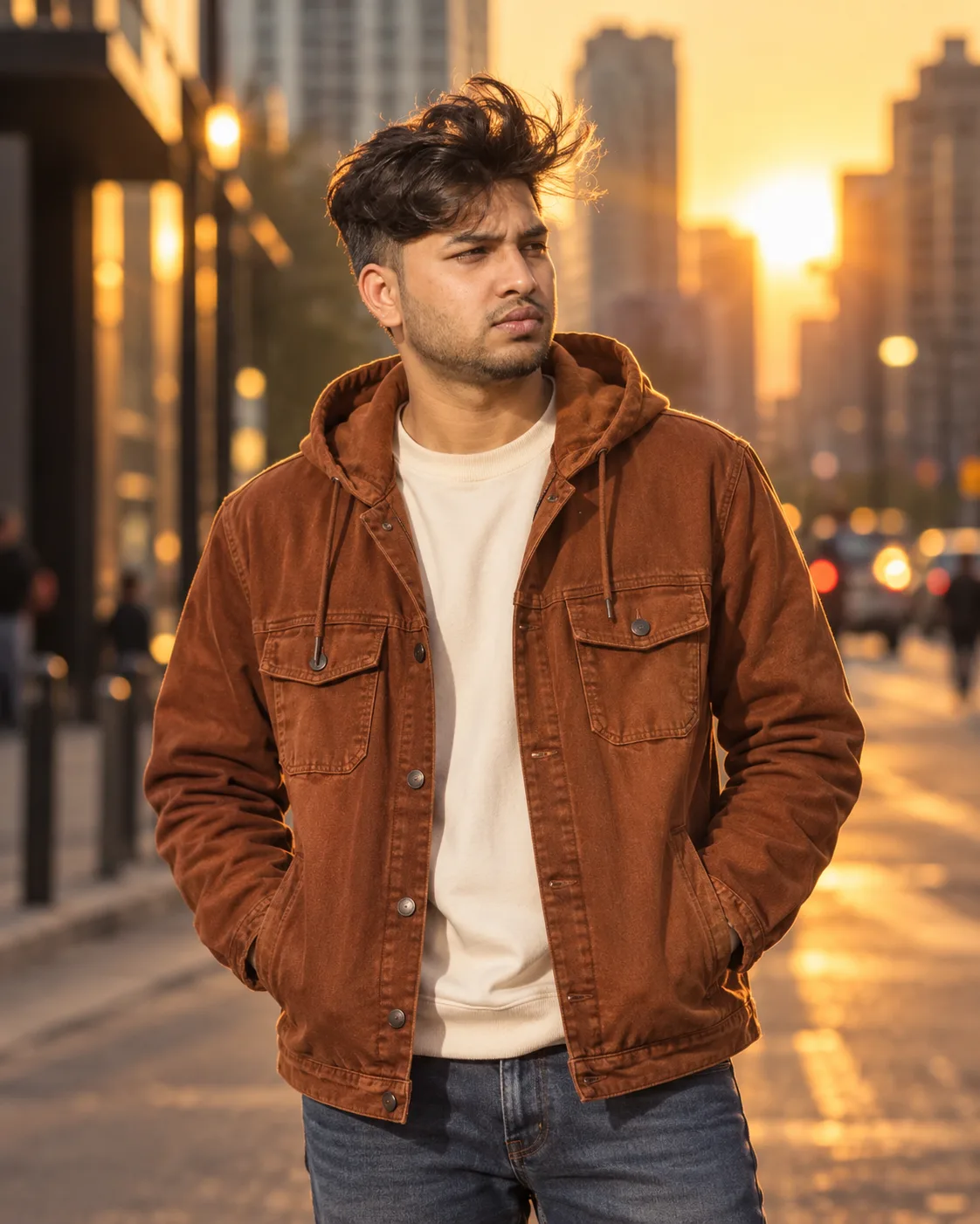 Sunset Streetwear Amber Portrait
