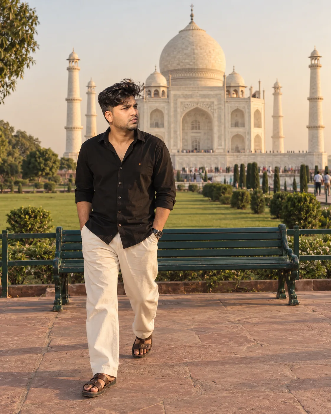 Taj Mahal Heritage Walk Portrait