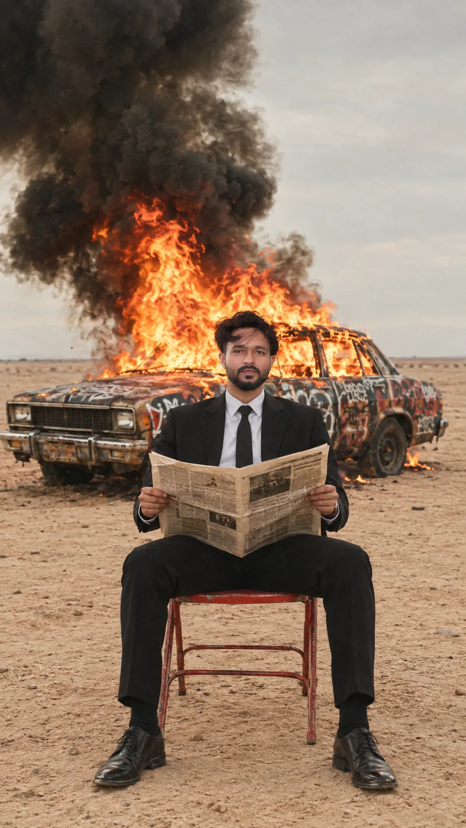 Cinematic editorial photograph using the uploaded reference image as the exact