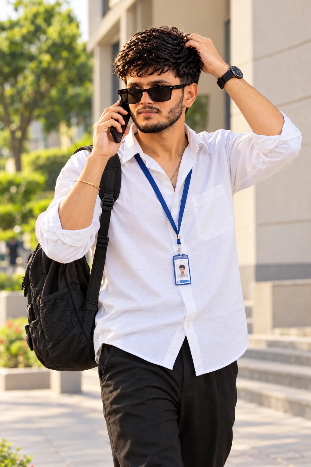 Ultra-Realistic Cinematic College Student Portrait Prompt