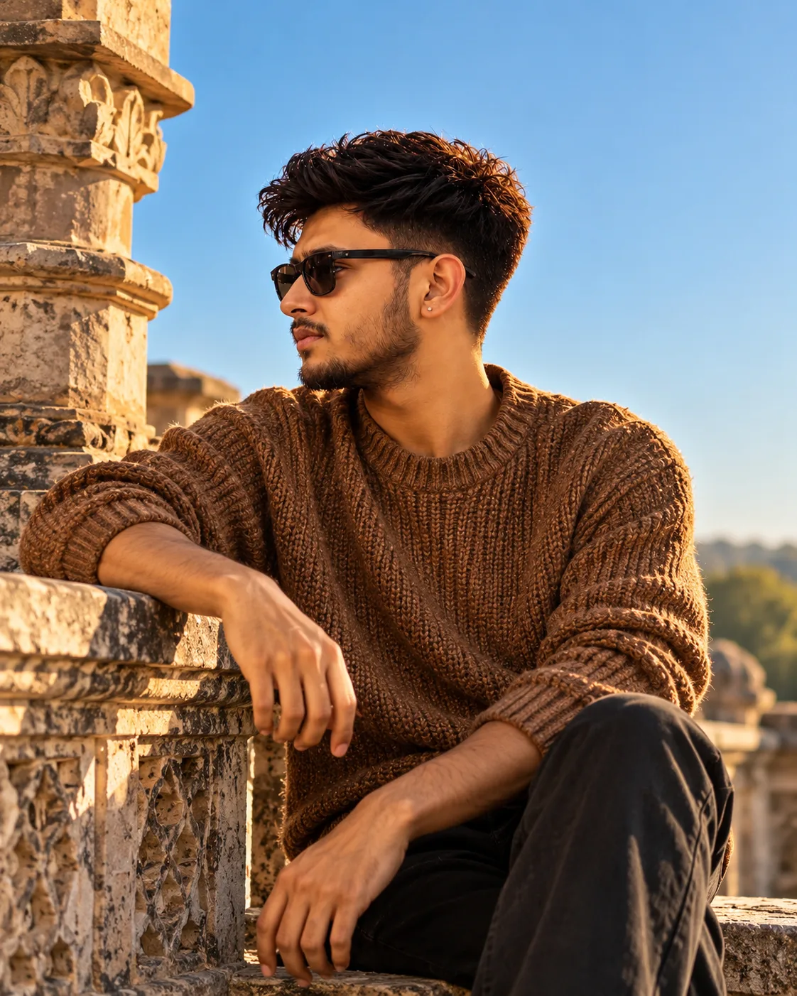 Ultra-Realistic Cinematic Golden-Hour Portrait Prompt