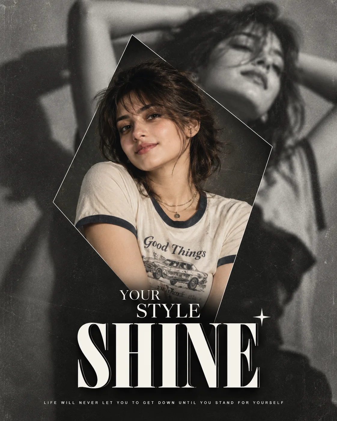 “YOUR STYLE SHINE” Editorial Poster