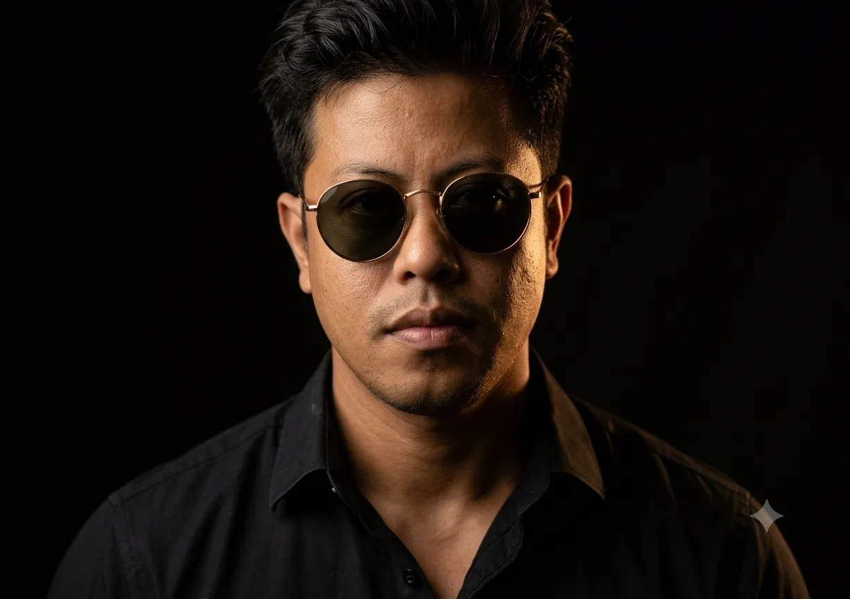 Cinematic portrait using the uploaded photo as the identity reference