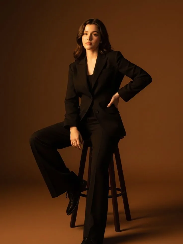 High-resolution vertical 4:5 professional fashion editorial photograph using my uploaded photo
