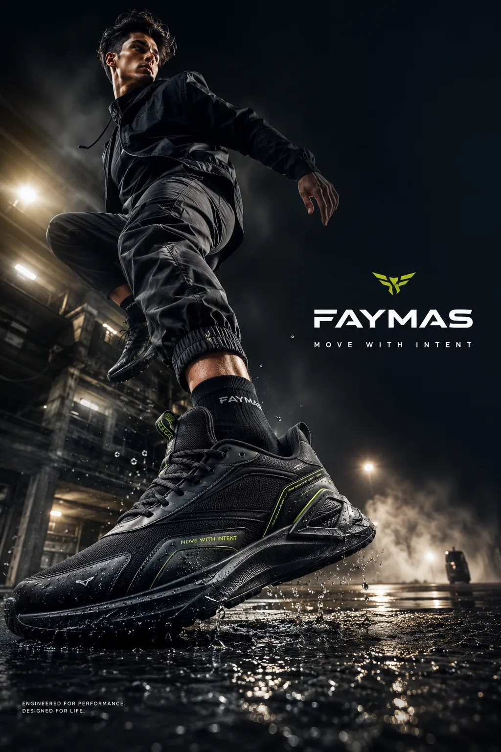 Luxury Footwear Advertising Poster AI Prompt | Premium Commercial Shoe Campaign