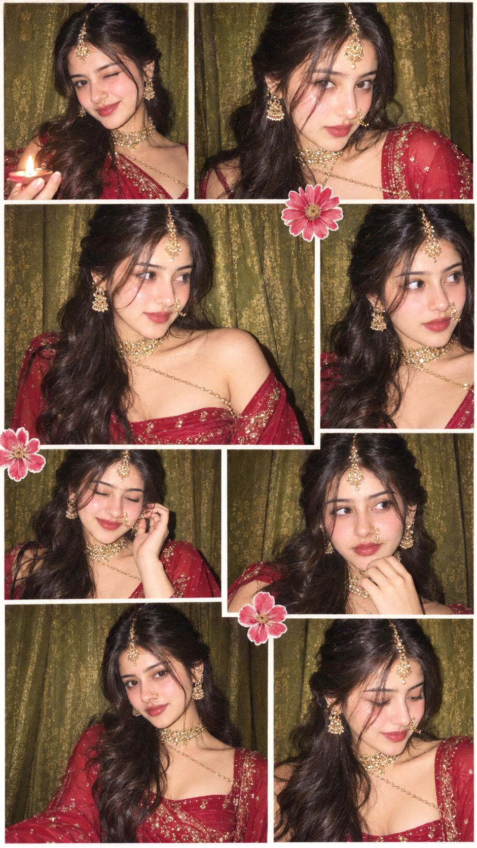 Radha Krishna Inspired Look 🌸🦚 | AI Girl Portrait