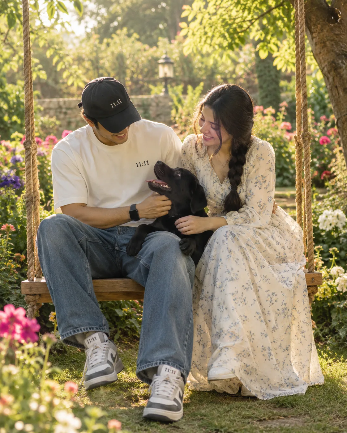 Ultra realistic cinematic couple portrait