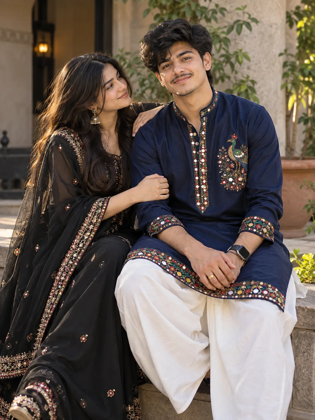Ultra realistic cinematic portrait of a young couple