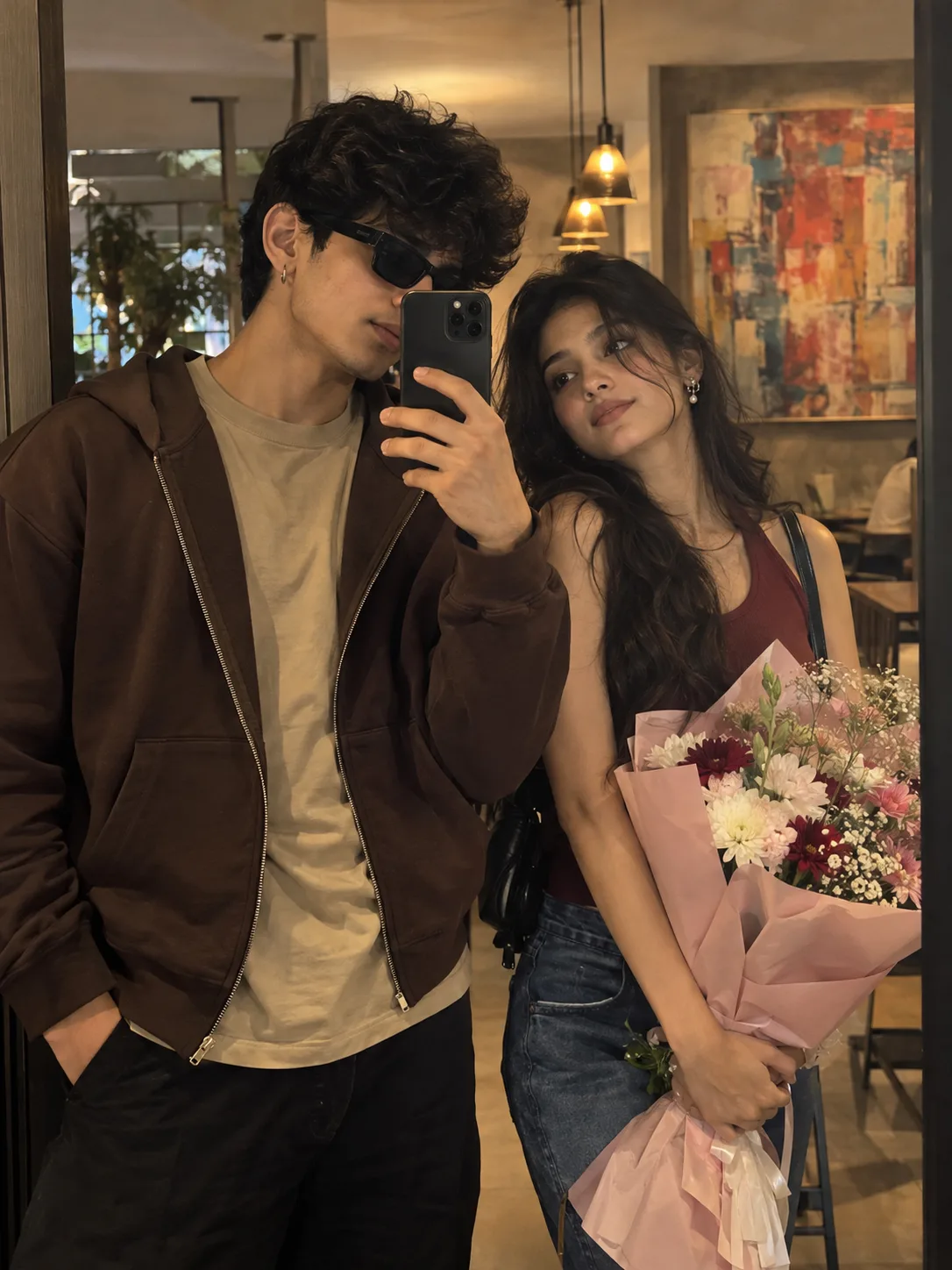 Ultra realistic cinematic portrait of a young couple